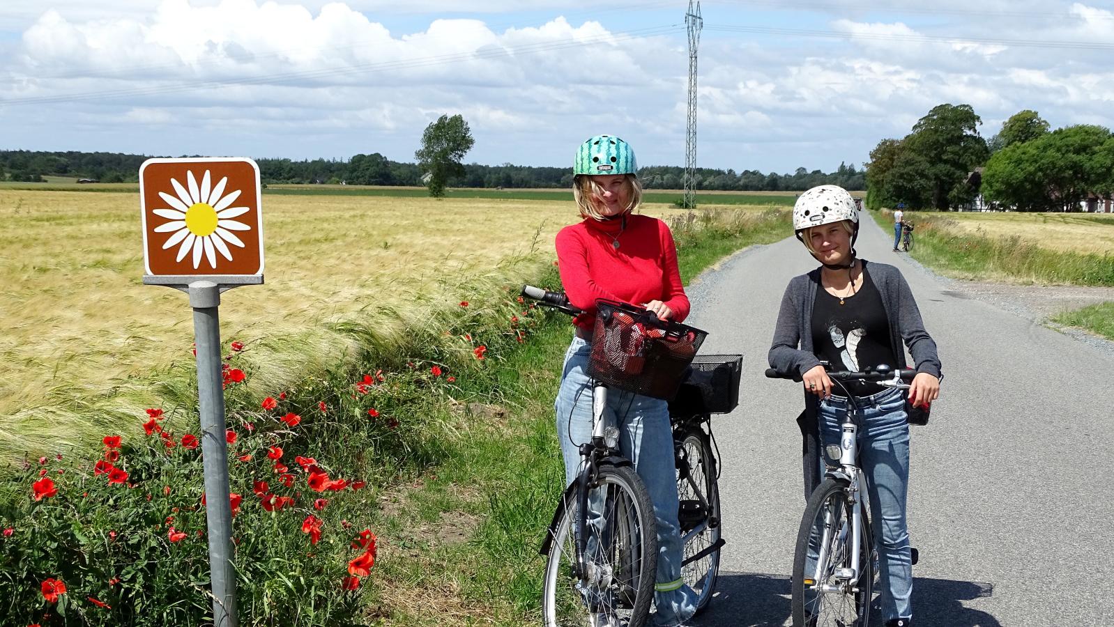2 cyklister på Margueritruten