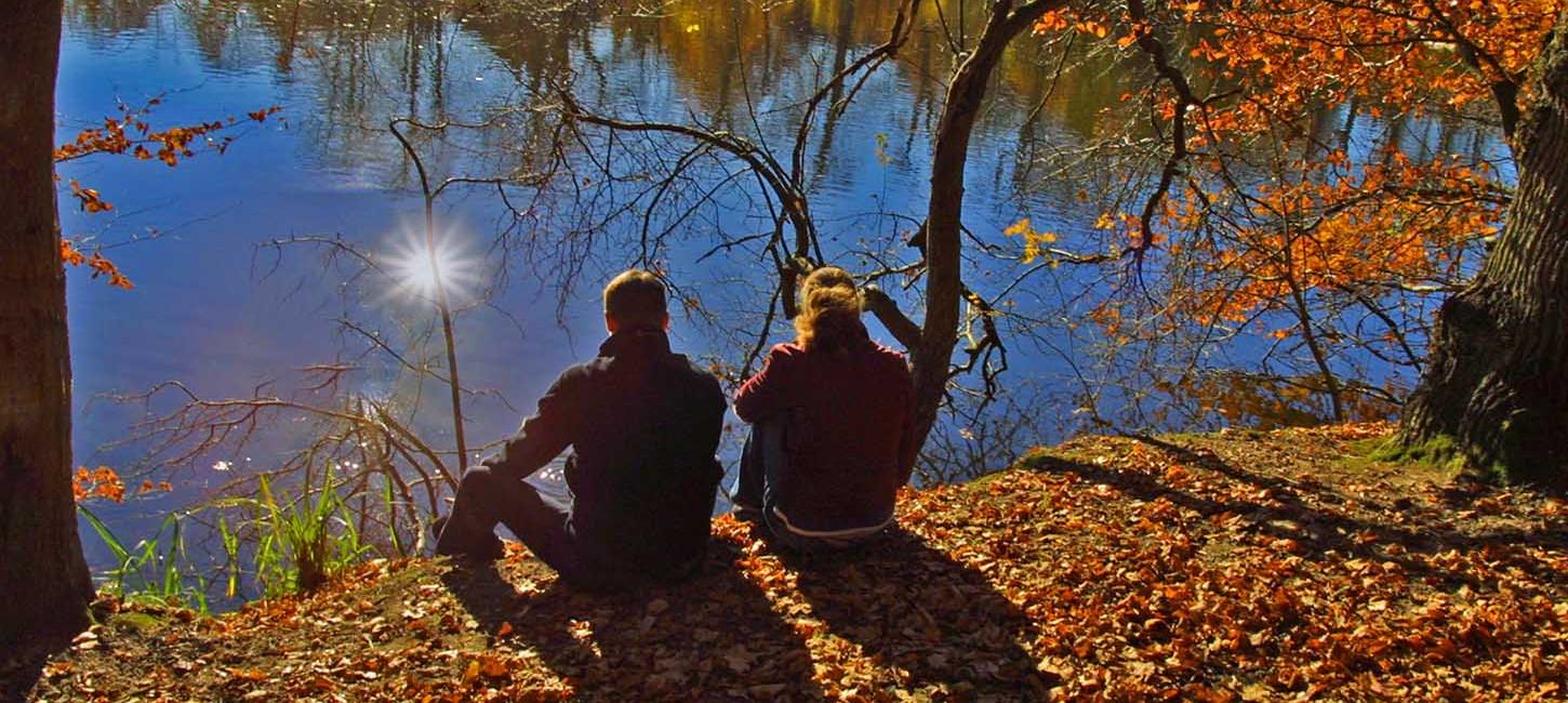 Efterår på Nordfyn ved bredden af Langesø